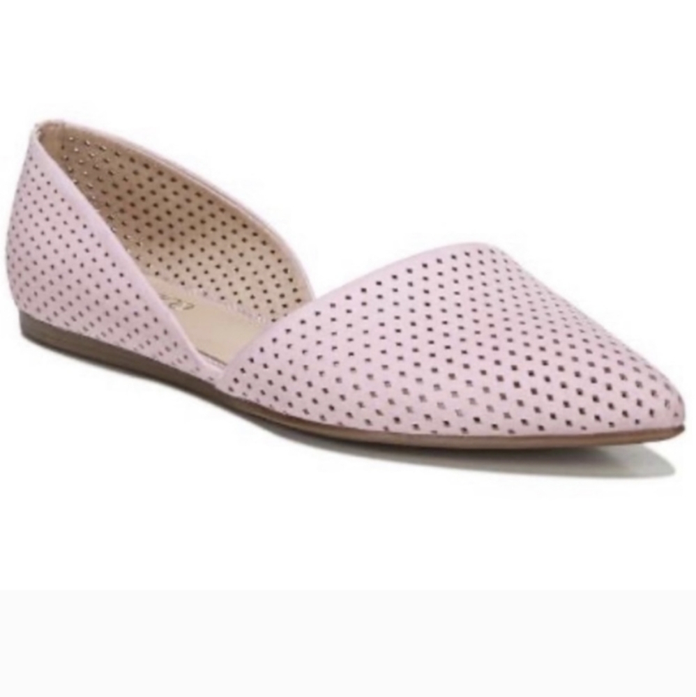 Franco Sarto Flats Light Pink Honey 2 Suede Pointed Toe Flats Size 7M